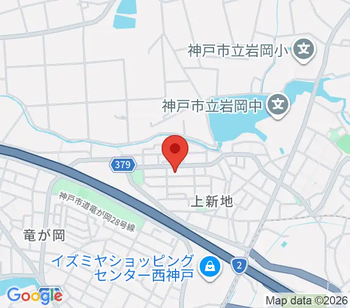 ギター工房オデッセイの地図