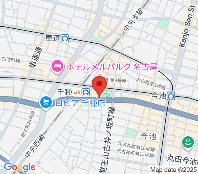 中善楽器ブレーメンの地図