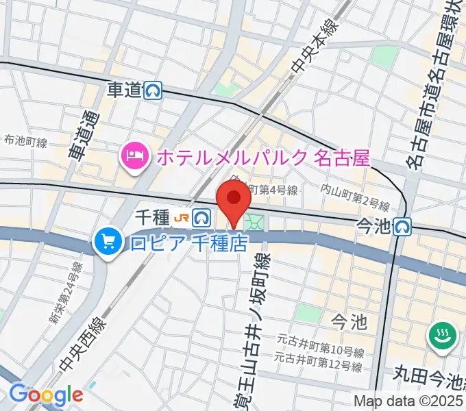 中善楽器ブレーメンの地図