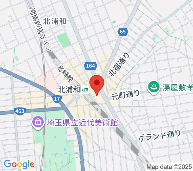 北浦和KYARAの地図