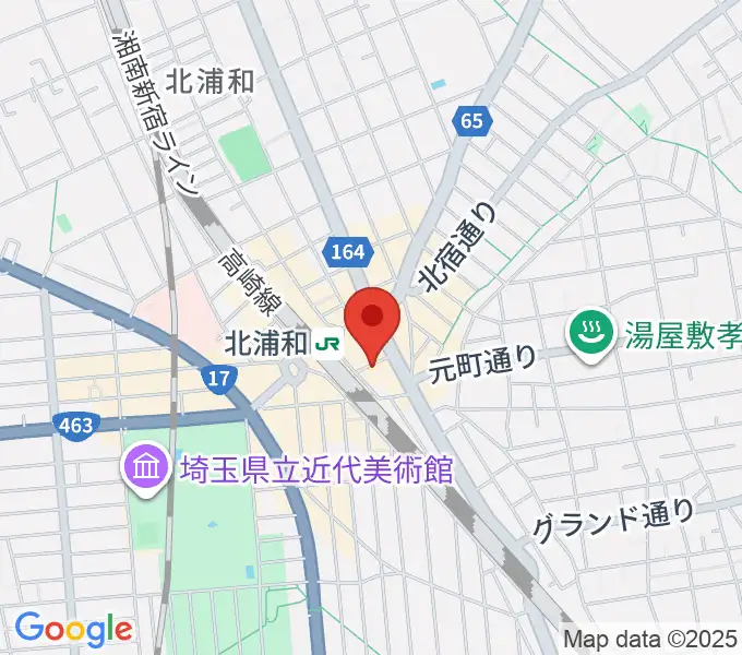 北浦和KYARAの地図