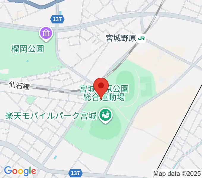Rakuten.FM TOHOKUの地図