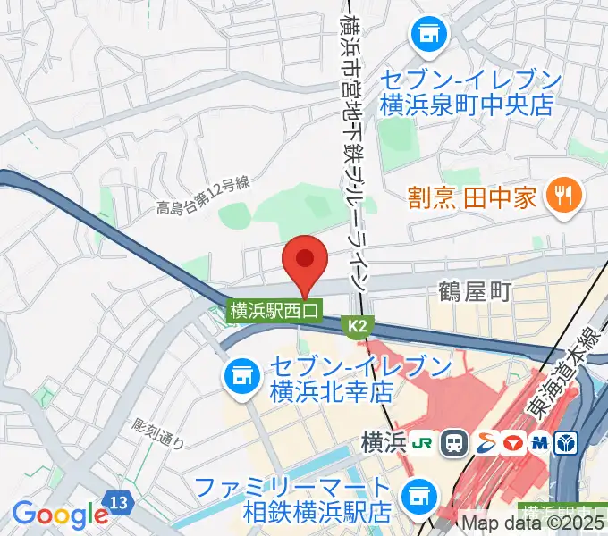 アウローラミュージックアカデミーの地図