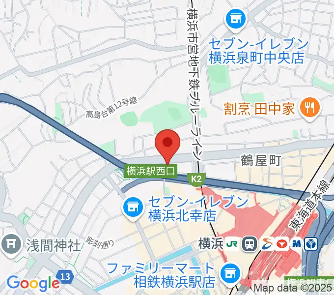 アウローラミュージックアカデミーの地図