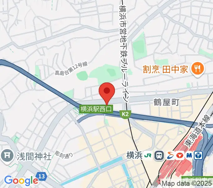 アウローラミュージックアカデミーの地図