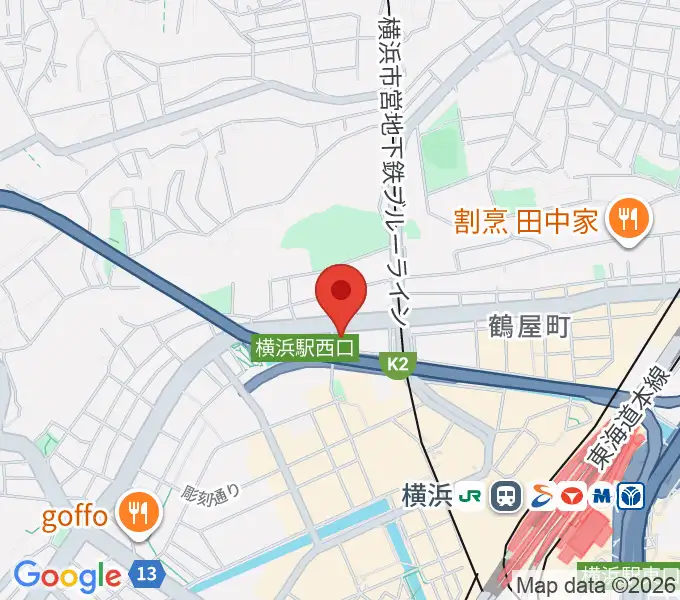 アウローラミュージックアカデミーの地図