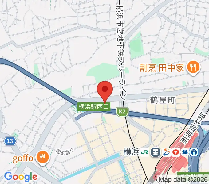 アウローラミュージックアカデミーの地図