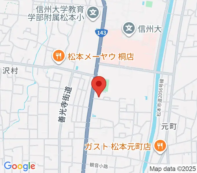 鈴木鎮一記念館の地図