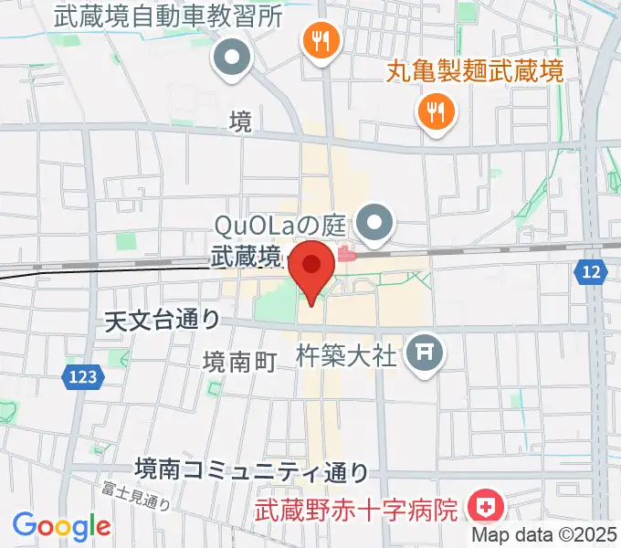 武蔵野プレイスの地図