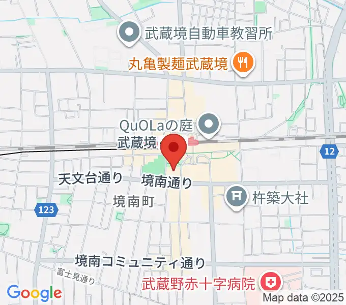 武蔵野プレイスの地図