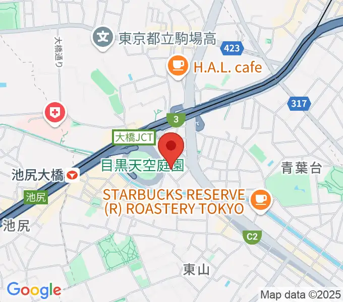 音楽学校メーザー・ハウスの地図