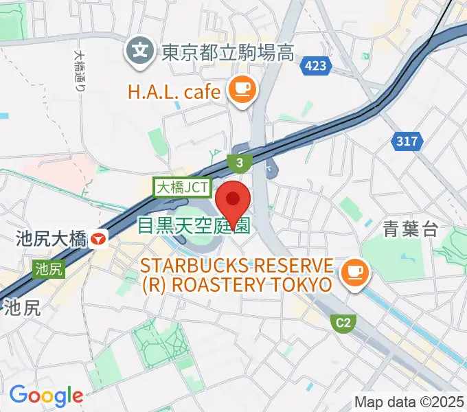 音楽学校メーザー・ハウスの地図