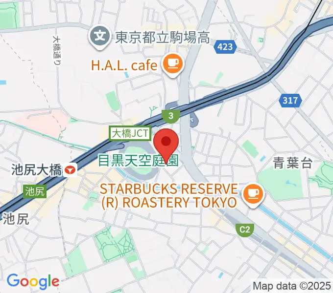 音楽学校メーザー・ハウスの地図