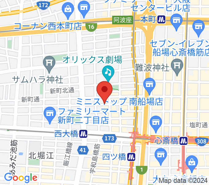 大阪スクールオブミュージック専門学校の場所