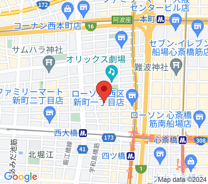 大阪スクールオブミュージック専門学校の場所