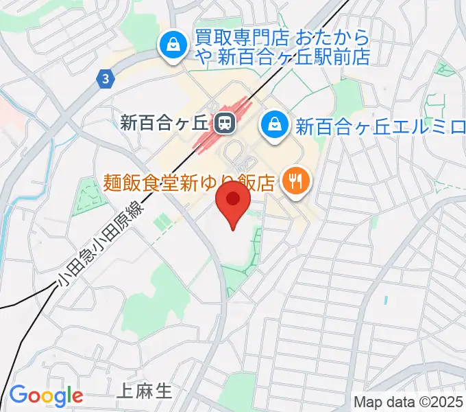昭和音楽大学の地図