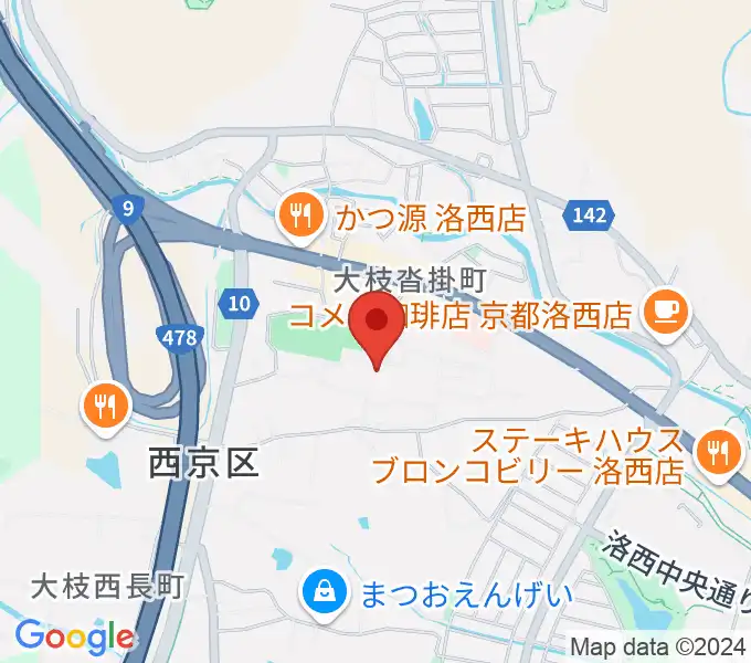 京都市立芸術大学 音楽学部の地図