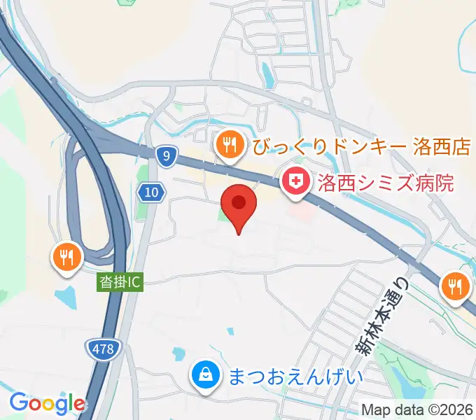 京都市立芸術大学 音楽学部の地図