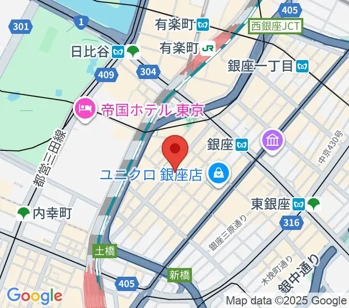 国際新堀芸術学院 東京校の地図
