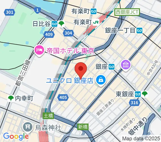 国際新堀芸術学院 東京校の地図