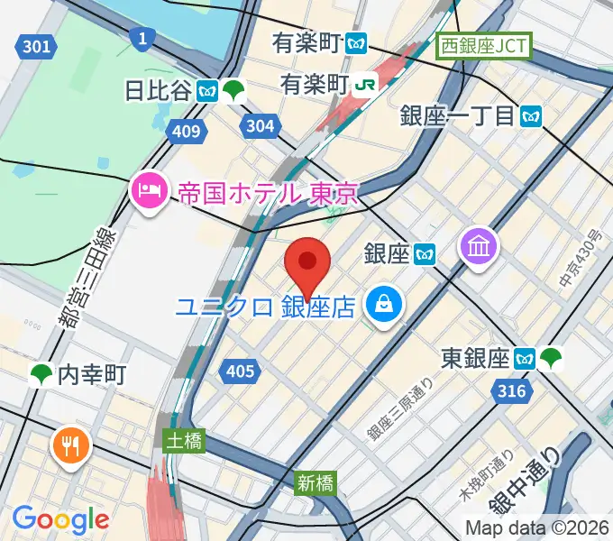 国際新堀芸術学院 東京校の地図