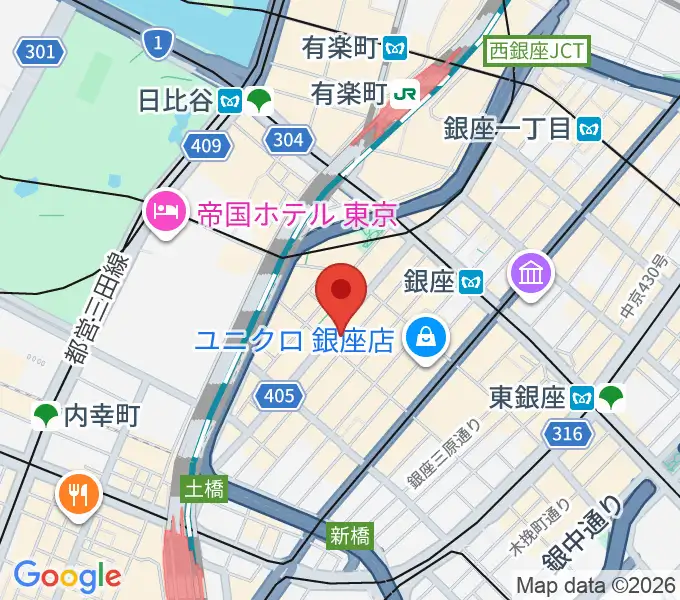 国際新堀芸術学院 東京校の地図
