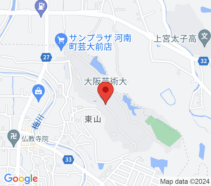 大阪芸術大学の場所