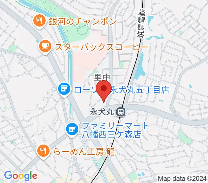 CIUスタジオの地図