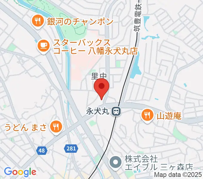 CIUスタジオの地図
