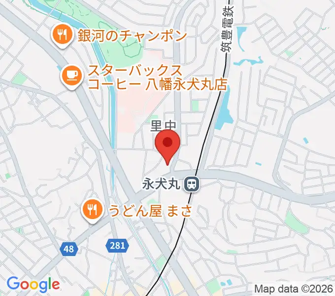 CIUスタジオの地図