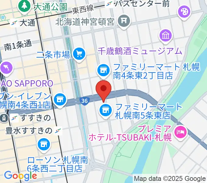 中華二胡学院の地図