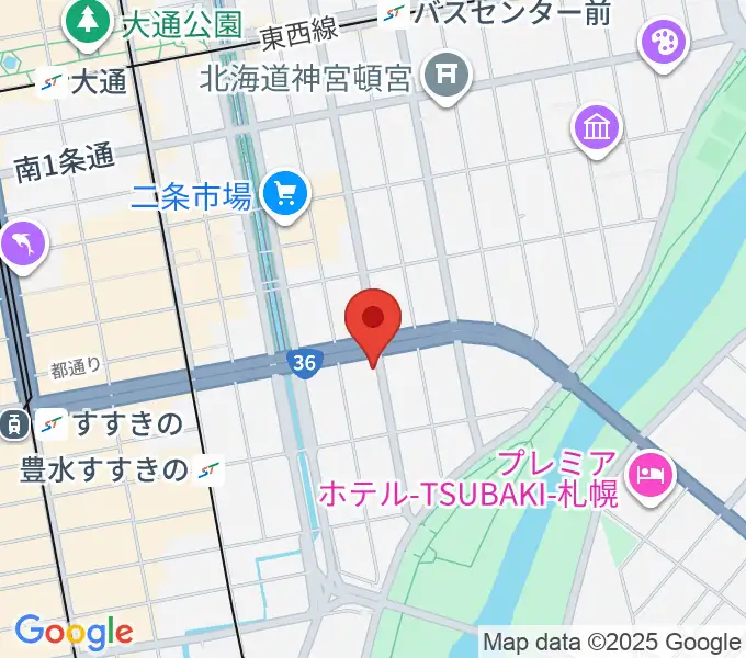 中華二胡学院の地図