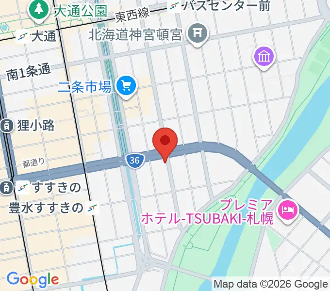 中華二胡学院の地図