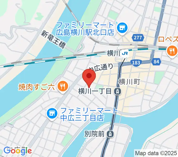 広島コンピュータ専門学校の地図