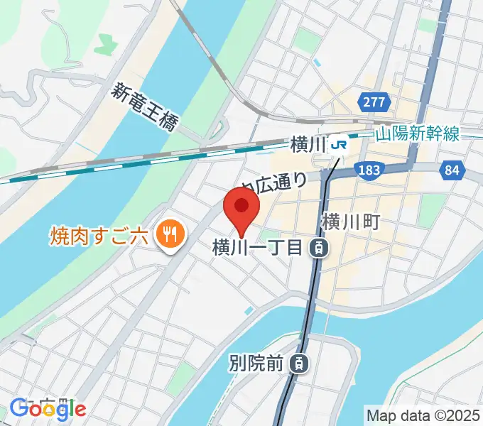 広島コンピュータ専門学校の地図