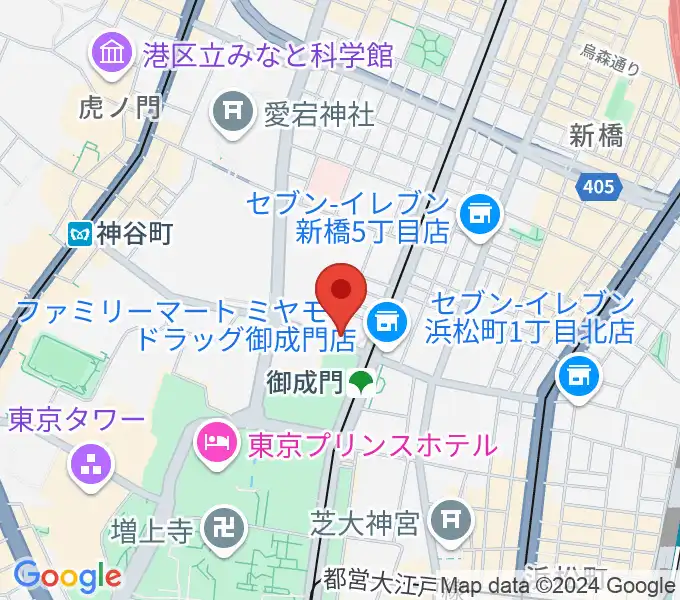 音響芸術専門学校の地図