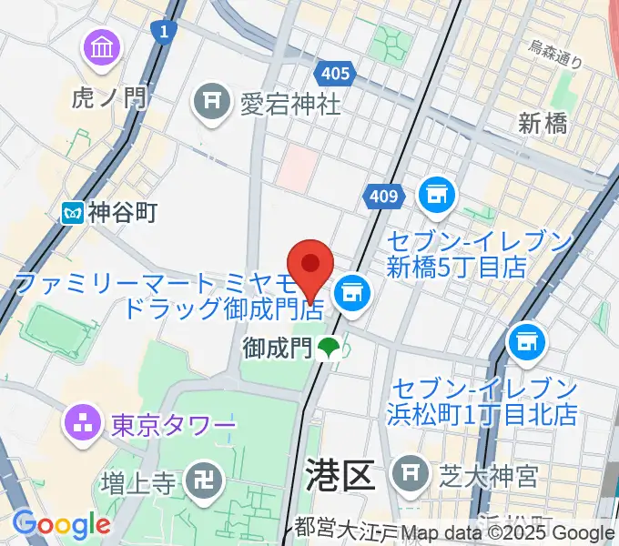 音響芸術専門学校の地図