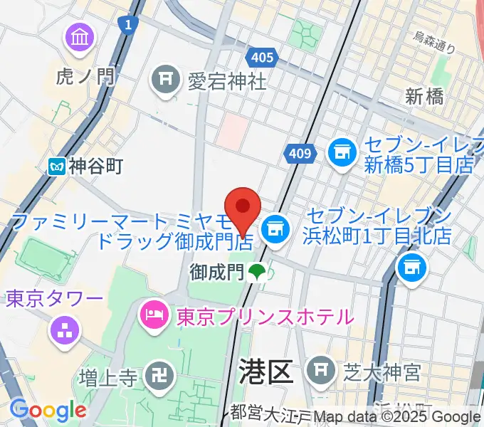 音響芸術専門学校の地図