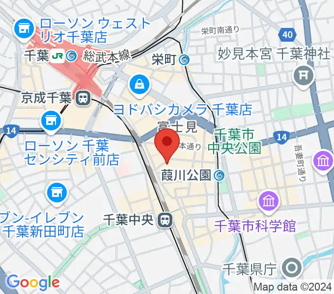 千葉ANGAの地図