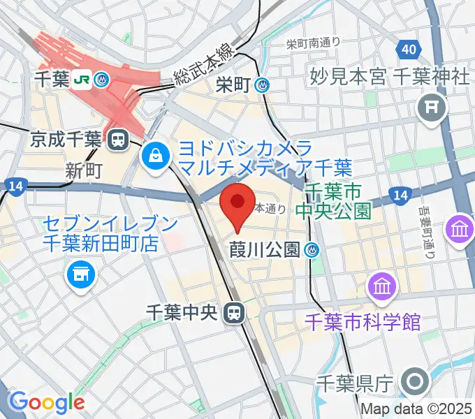 千葉ANGAの地図