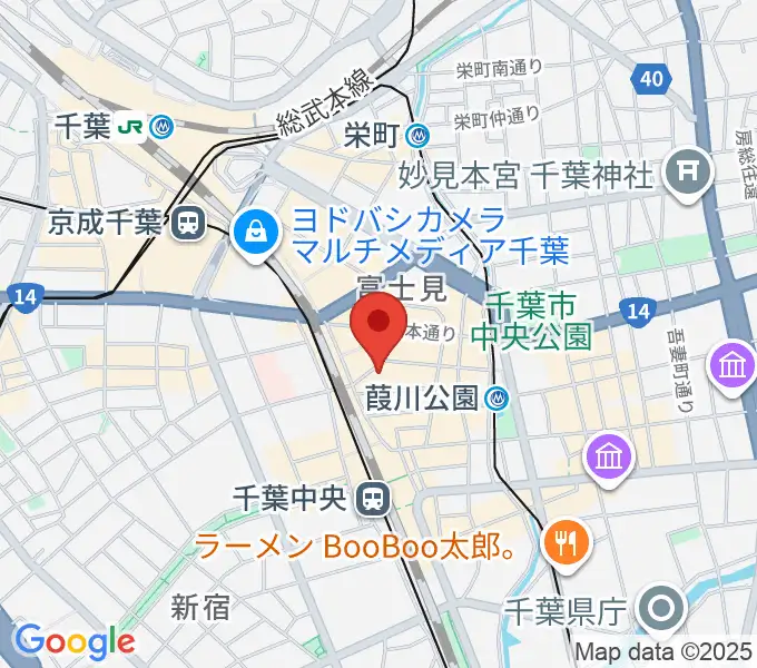 千葉ANGAの地図