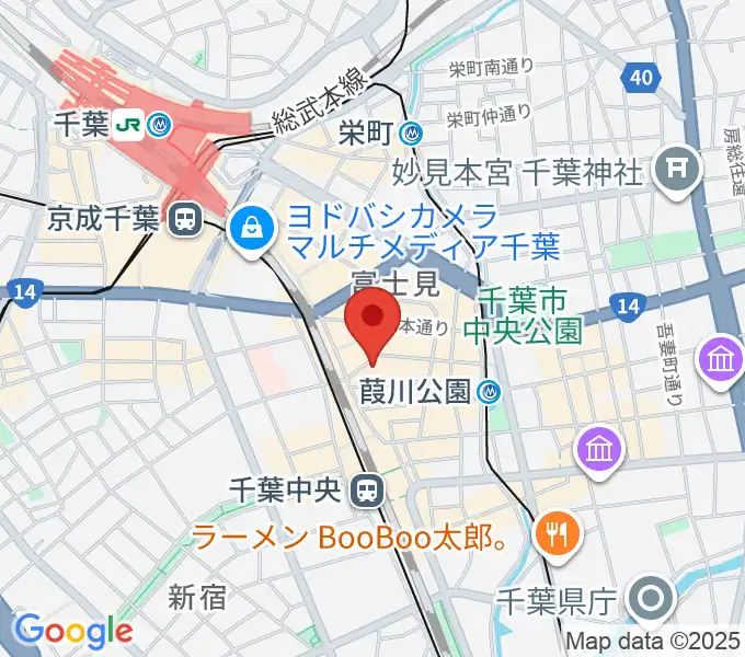 千葉ANGAの地図