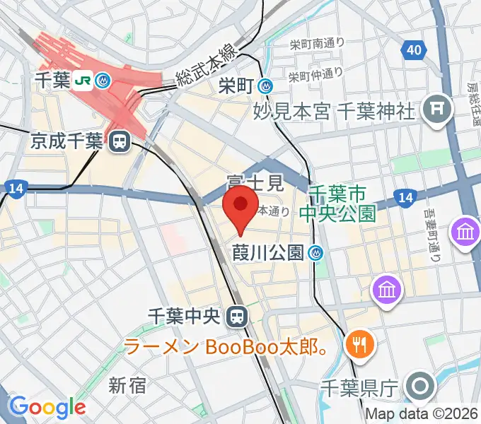 千葉ANGAの地図