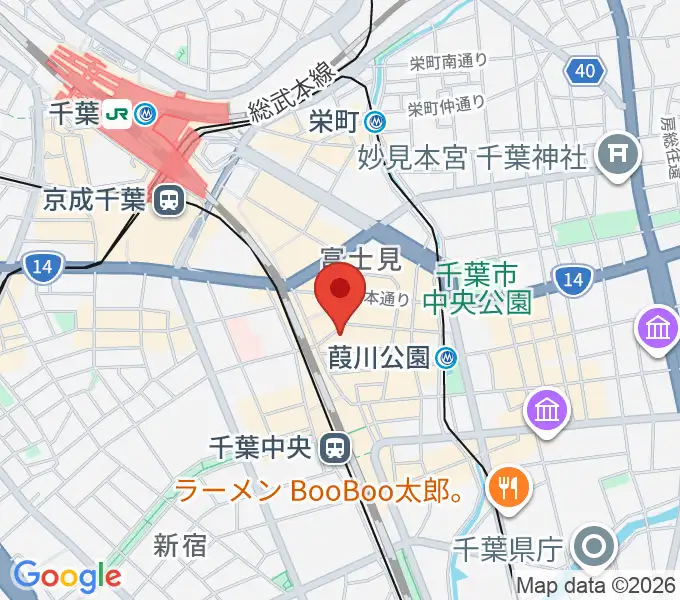千葉ANGAの地図