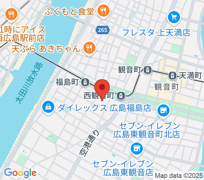 広島工業大学専門学校の地図
