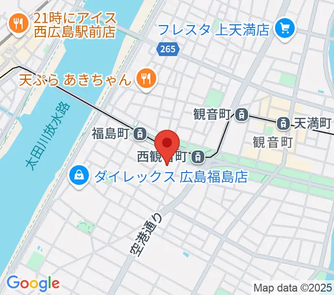 広島工業大学専門学校の地図