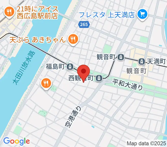 広島工業大学専門学校の地図