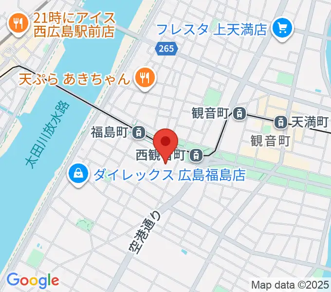 広島工業大学専門学校の地図