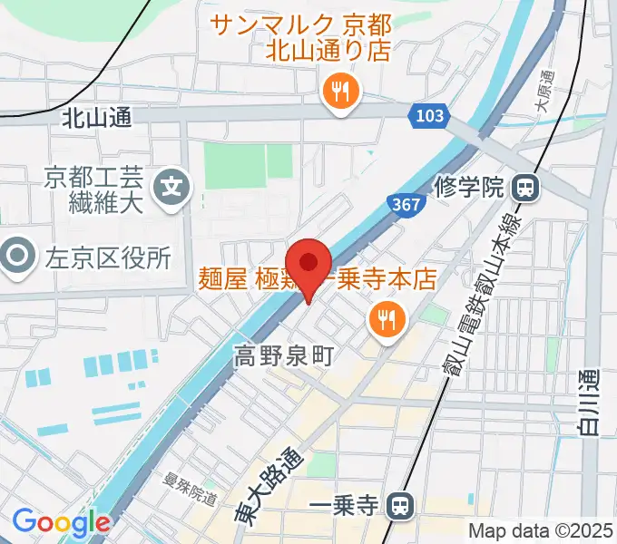 坂晃のトランペット教室の地図