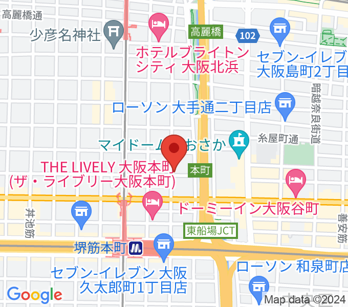 堺筋本町FREEDOMの場所